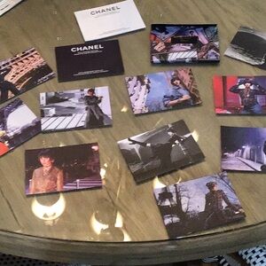Chanel gift set of authentic post cards.